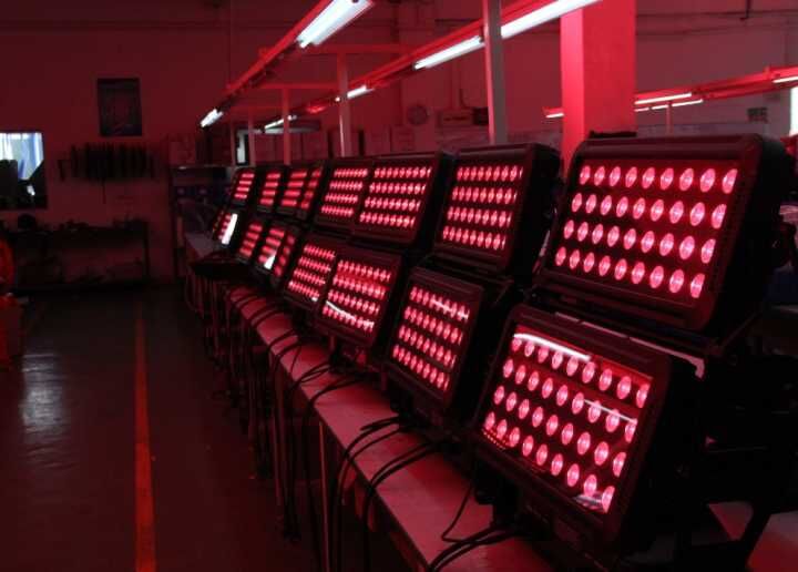 Wall wash light:72x10w,Quad-color, Edison